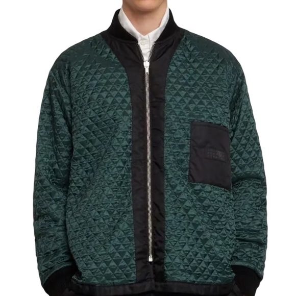 MAISON MARGIELA Reversible Padded Tech Zip Jacke Black size Men 50 W 46 - Picture 4 of 13